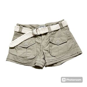 Quicksilver New W/Tags Khaki Shorts and Belt size 25 Bundle and Save